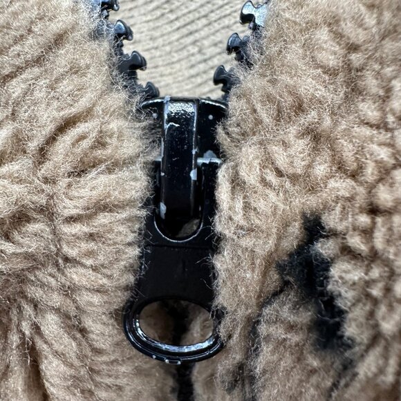 Vintage Cobblestone Canyon Fleece Jacket Large Teddy Bear Band USA 90s Y2K - Picture 6 of 8